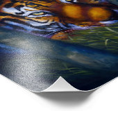 Impression Photo Yeux de tigre (Coin)
