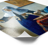 Impression Photo Young Woman with a Water Pitcher by Vermeer (Coin)