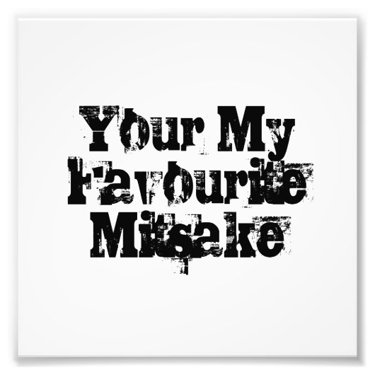 Impression Photo Your My Favourite Mitsake (Devant)