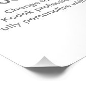 Impression Photo Zazzle Personnalisé 12" × 16" Modèle d'impression (Coin)