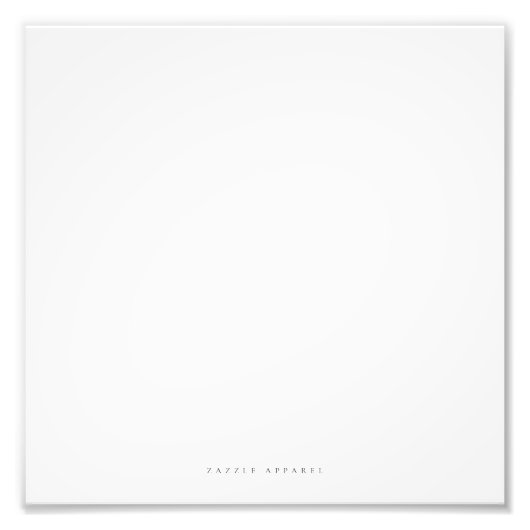 Impression Photo Zazzle Vêtements Variété Ébauche de l'affiche phot (Devant)