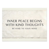 Impression Photo Zen Fabric Texture Mental Health Art (Devant)