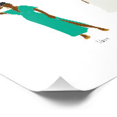 Impression Photo Zodiac, femme noire (Coin)