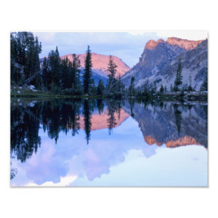 Impression Photo Zone sauvage Sawtooth, Idaho. États-Unis. Cumulus