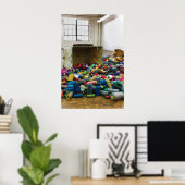 Impression photographique de couleurs vives de l'i (Bureau à domicile)