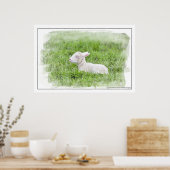 Impression photographique de l'aquarelle du petit  (Cuisine)