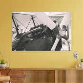 Impression photographique d'un avion à hélice vint (Insitu(Salon))