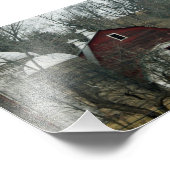 Impression photographique Masquée Grange 7x5 (Coin)