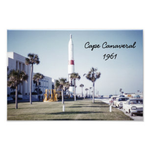 Impression photographique vintage Cape Canaveral