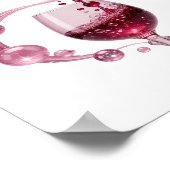 Impression PINK WINE Argentée Crisp (Coin)