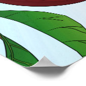 Impression "Pommes sur une branche" avec bordure (Coin)