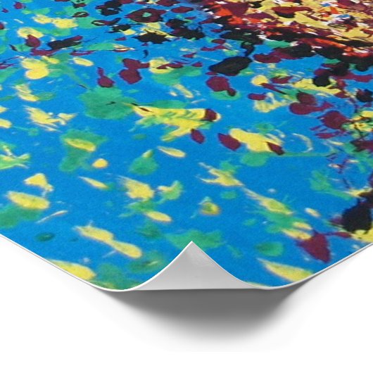 Impression / Poster de la guitare impressionniste (Coin)