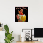 Impression Poster vintage King Kone (Bureau à domicile)