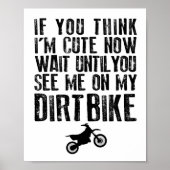 Impression pour bébé de moto cross MX (Devant)