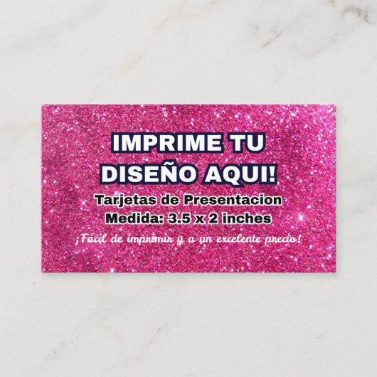 Impression pour Cartes de Visite Imprime (Devant)