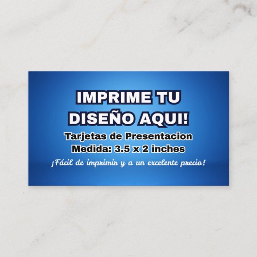Impression pour Cartes de Visite Imprime (Devant)