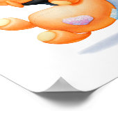 Impression pour chambre d'enfant avec manchot et o (Coin)