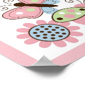 Impression pour chambre d'enfant coccinelle papill (Coin)