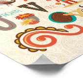 Impression pour nurserie de garçon alphabet animal (Coin)