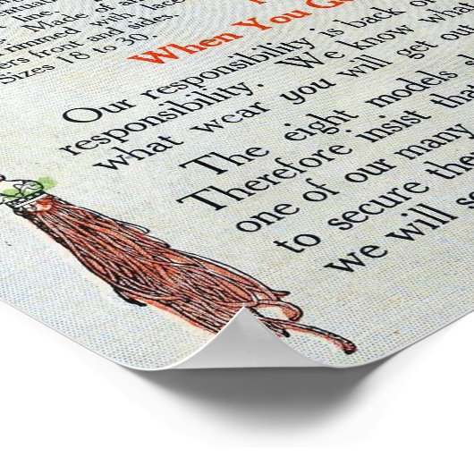 Impression publicitaire vintage (Coin)