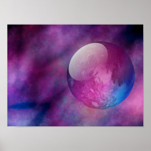 Impression quelque part dans l'espace
