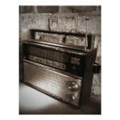 Impression radio Vintage (Devant)