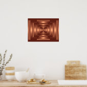 Impression Rectangle Vision Cuivre (Cuisine)