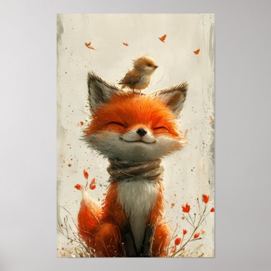 Impression Renard Souriant (Devant)