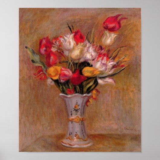 Impression Renoir Red Tulips (Devant)