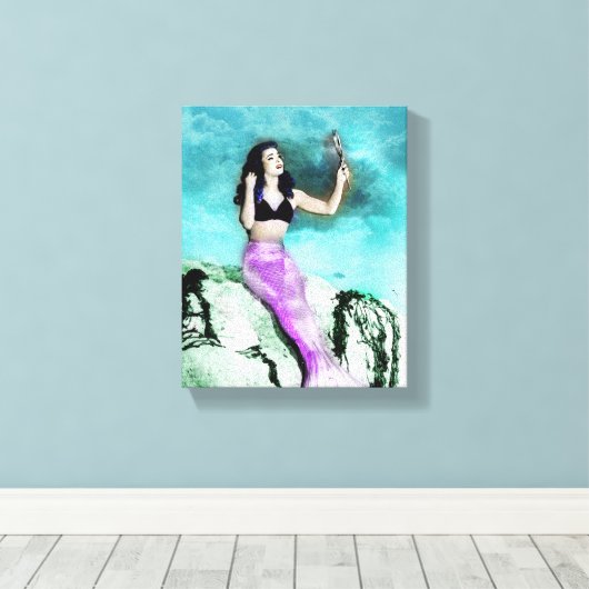 Impression Rockabilly Mermaid (Insitu (Plancher de Bois))