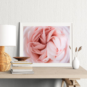 Impression rose   art de la paroi florale