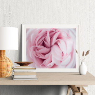 Impression rose   art de la paroi florale