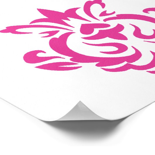 Impression rose baroque (Coin)