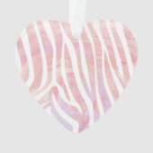 Impression rose et blanc Zebra (dos)