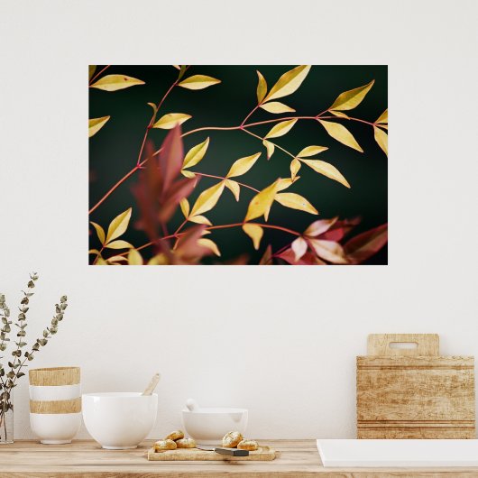 Impression rouge et or (Cuisine)