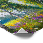 Impression rustique de la voie de pays (Coin)