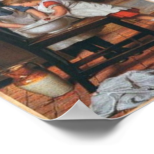 Impression savonneuse vintage (Coin)