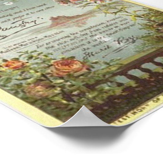 Impression savonneuse vintage (Coin)