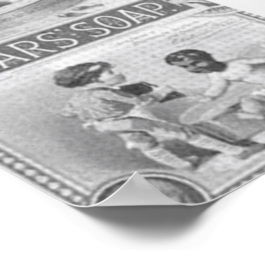 Impression savonneuse vintage (Coin)