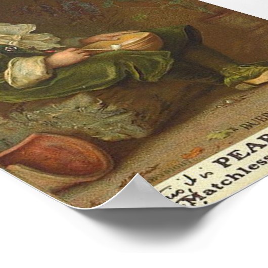 Impression savonneuse vintage (Coin)