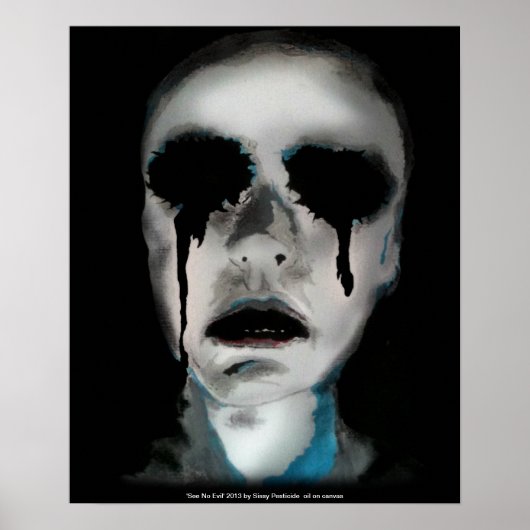 Impression 'See No Evil' sur une affiche (Devant)