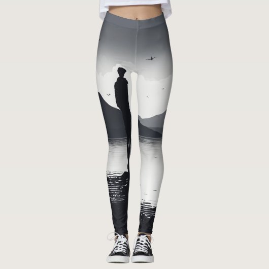 impression simple d'une personne legging (Devant)