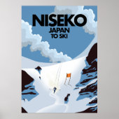 Impression ski Niseko Japon (Devant)