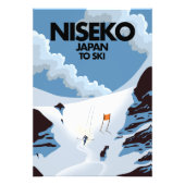 Impression ski Niseko Japon (Devant)