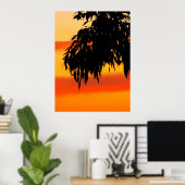 Impression Sky Sunset Silhouette Australie (Bureau à domicile)