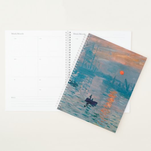 Impression Soleil Levant Claude Monet (Devant avec enveloppe)