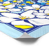 Impression Songbird de style Art nouveau 12x12 (Coin)