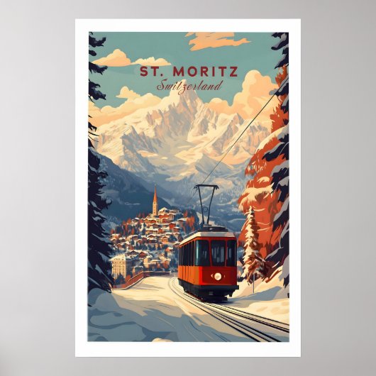 Impression St Moritz Suisse 1 (Devant)