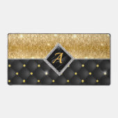 Impression stylisée Crystal Gold diamant noir mono (Recto)