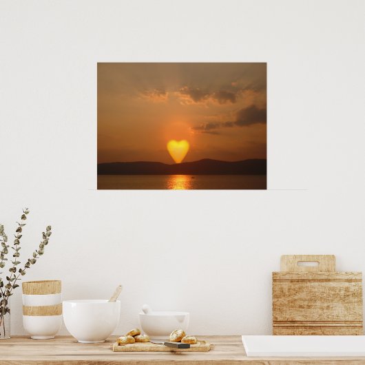 Impression Sun en forme de coeur (Cuisine)